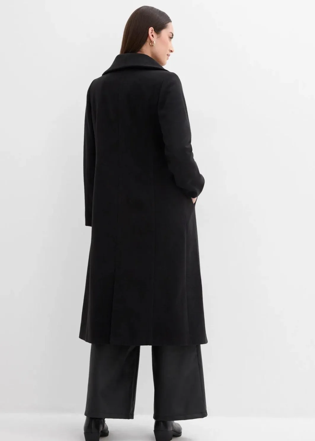 Damen bonprix Bekleidung·Hosen|Jacken & Mäntel|Mantel aus Wollimitat