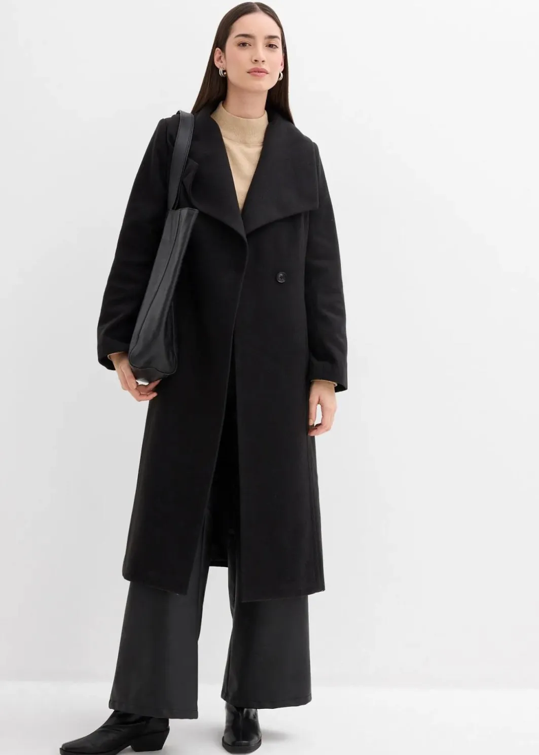 Damen bonprix Bekleidung·Hosen|Jacken & Mäntel|Mantel aus Wollimitat