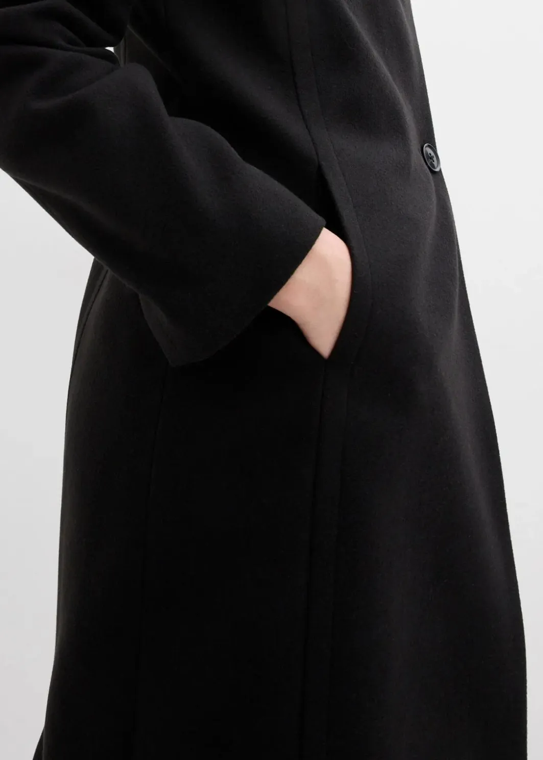 Damen bonprix Bekleidung·Hosen|Jacken & Mäntel|Mantel aus Wollimitat