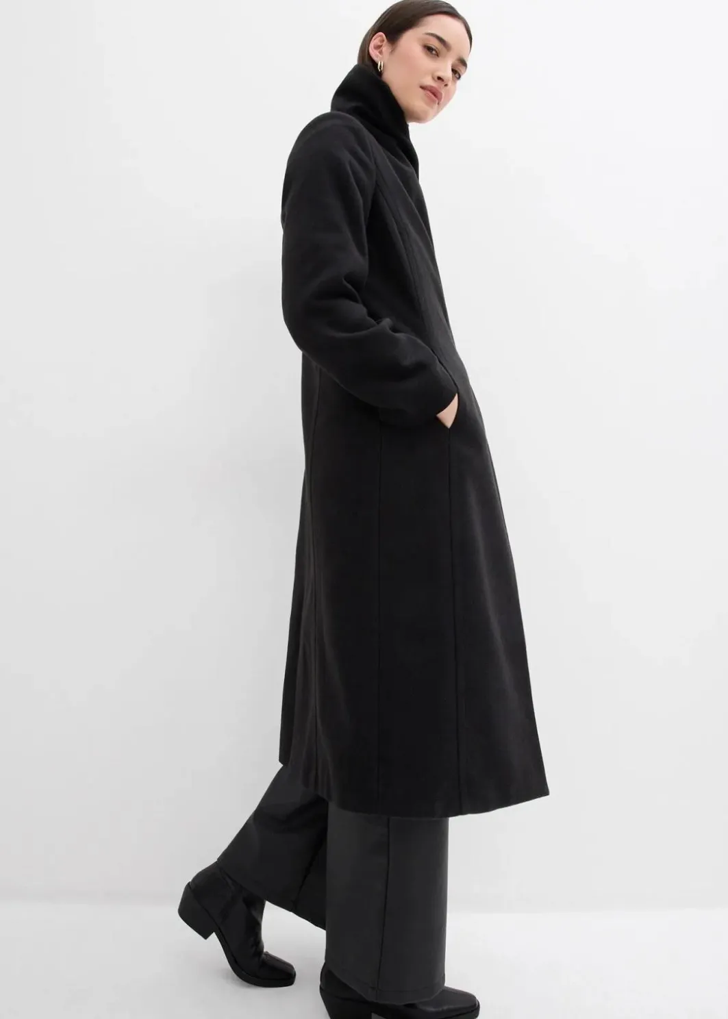 Damen bonprix Bekleidung·Hosen|Jacken & Mäntel|Mantel aus Wollimitat