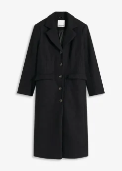 Best Mantel aus Wollimitat in Maxilänge Damen Jacken & Mäntel|Bekleidung·Hosen
