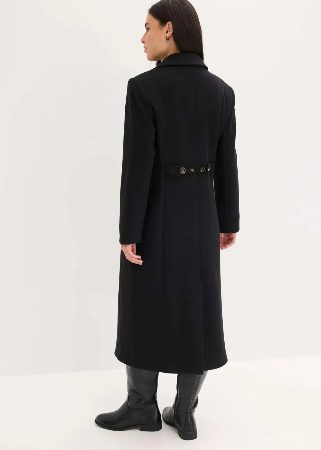 Best Mantel aus Wollimitat in Maxilänge Damen Jacken & Mäntel|Bekleidung·Hosen