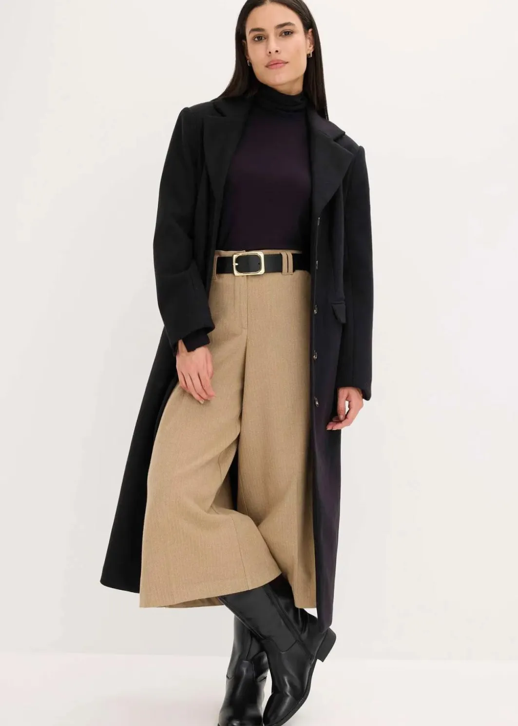 Best Mantel aus Wollimitat in Maxilänge Damen Jacken & Mäntel|Bekleidung·Hosen