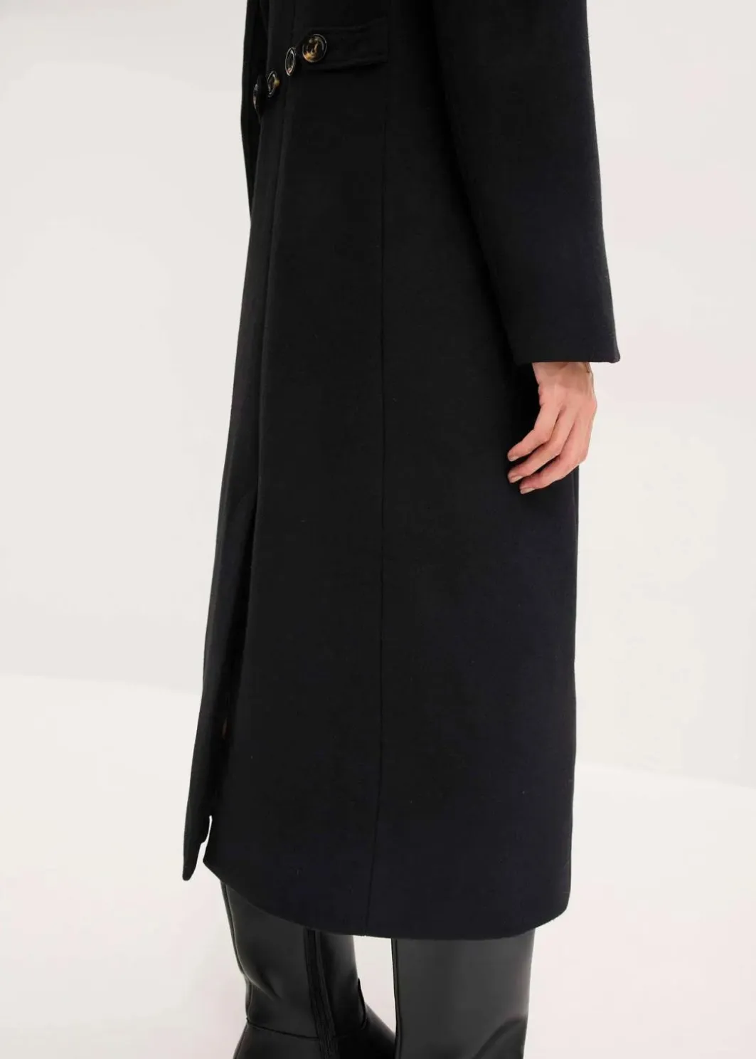Best Mantel aus Wollimitat in Maxilänge Damen Jacken & Mäntel|Bekleidung·Hosen