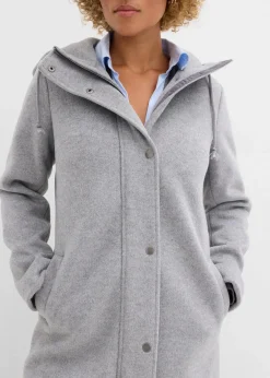 Damen bonprix Jacken & Mäntel|Bekleidung·Hosen|Mantel aus Wollimitat, Maxi-Länge