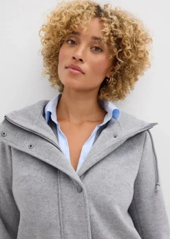 Damen bonprix Jacken & Mäntel|Bekleidung·Hosen|Mantel aus Wollimitat, Maxi-Länge