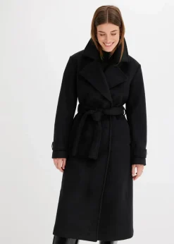 Outlet Mantel in Wolloptik Damen Jacken & Mäntel|Bekleidung·Hosen