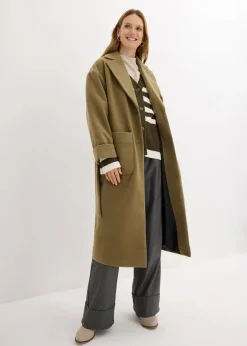 Mantel in Wolloptik Damen Jacken & Mäntel|Bekleidung·Hosen