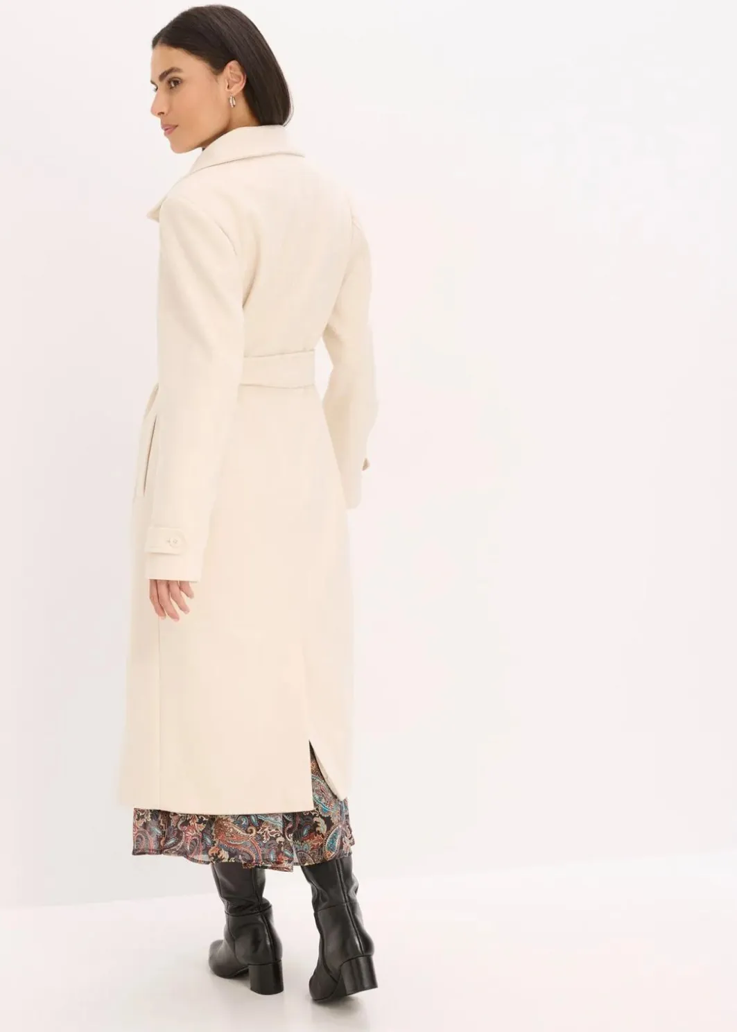 Damen bonprix Jacken & Mäntel|Bekleidung·Hosen|Mantel in Wolloptik