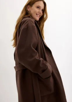 Damen bonprix Bekleidung·Hosen|Jacken & Mäntel|Mantel in Wolloptik