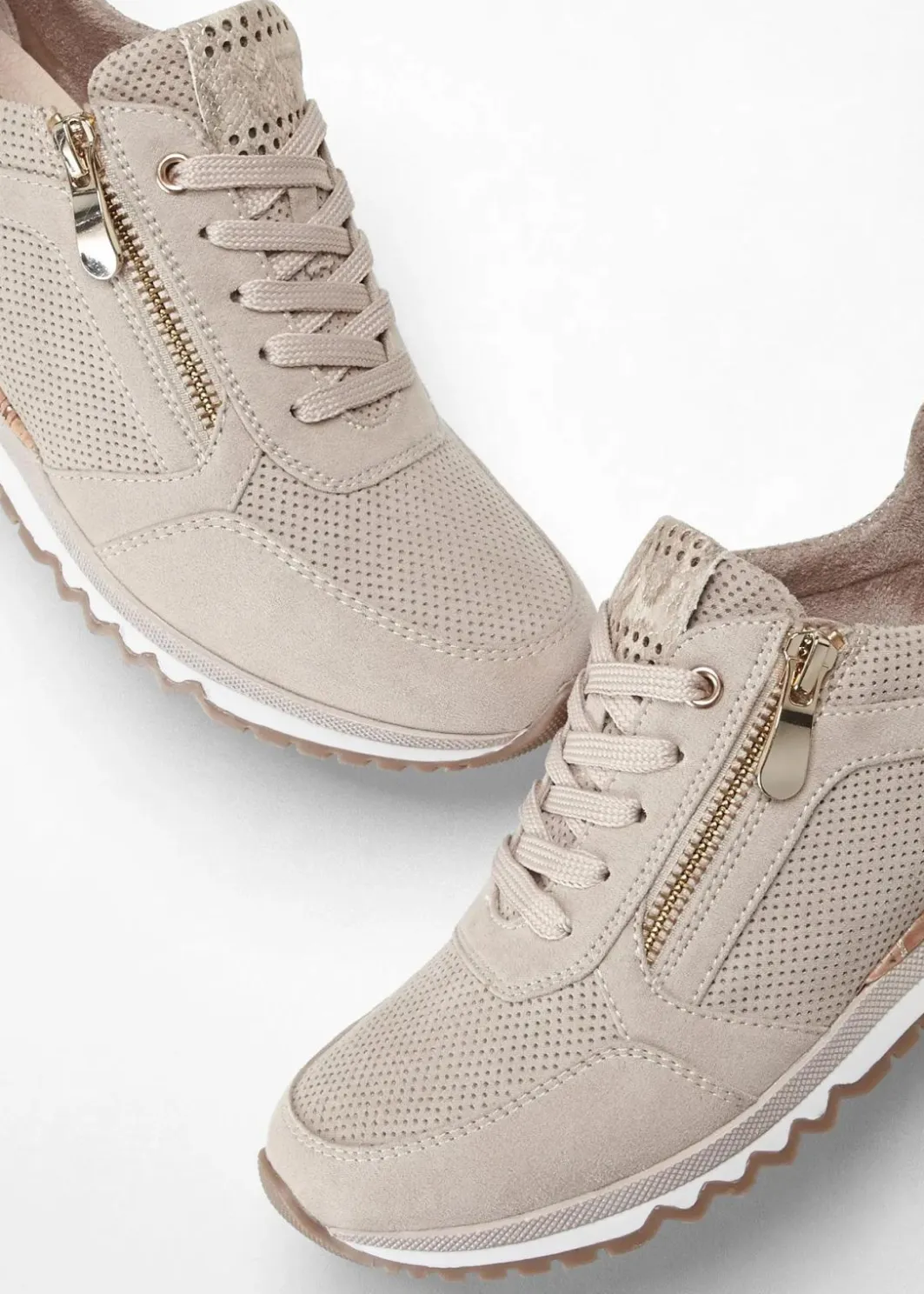 Damen Marco Tozzi High Heels|Sneaker|Sneaker mit Reißverschluss