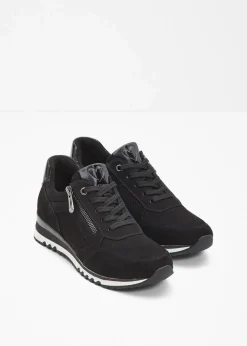 Hot Sneaker mit Reißverschluss Damen Sneaker|High Heels