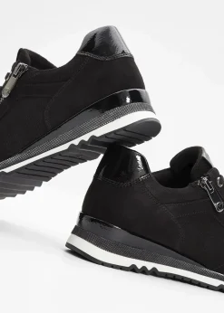 Hot Sneaker mit Reißverschluss Damen Sneaker|High Heels