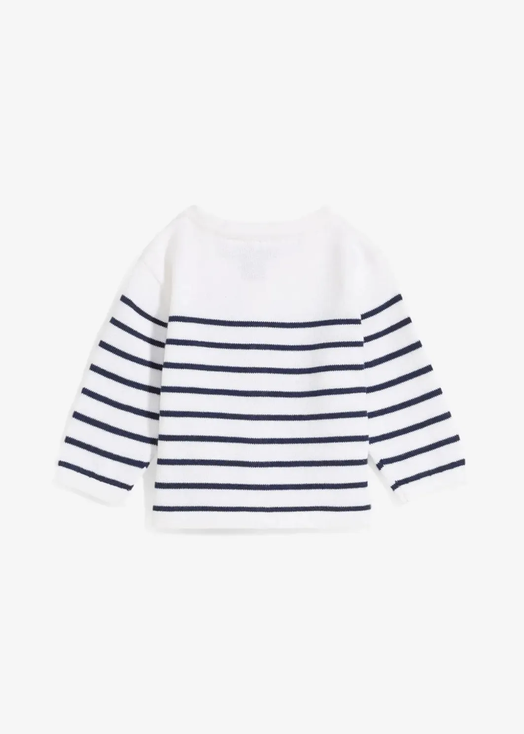 Kinder bonprix Shirts & Pullover|Maritime Feinstrickjacke mit Knöpfen