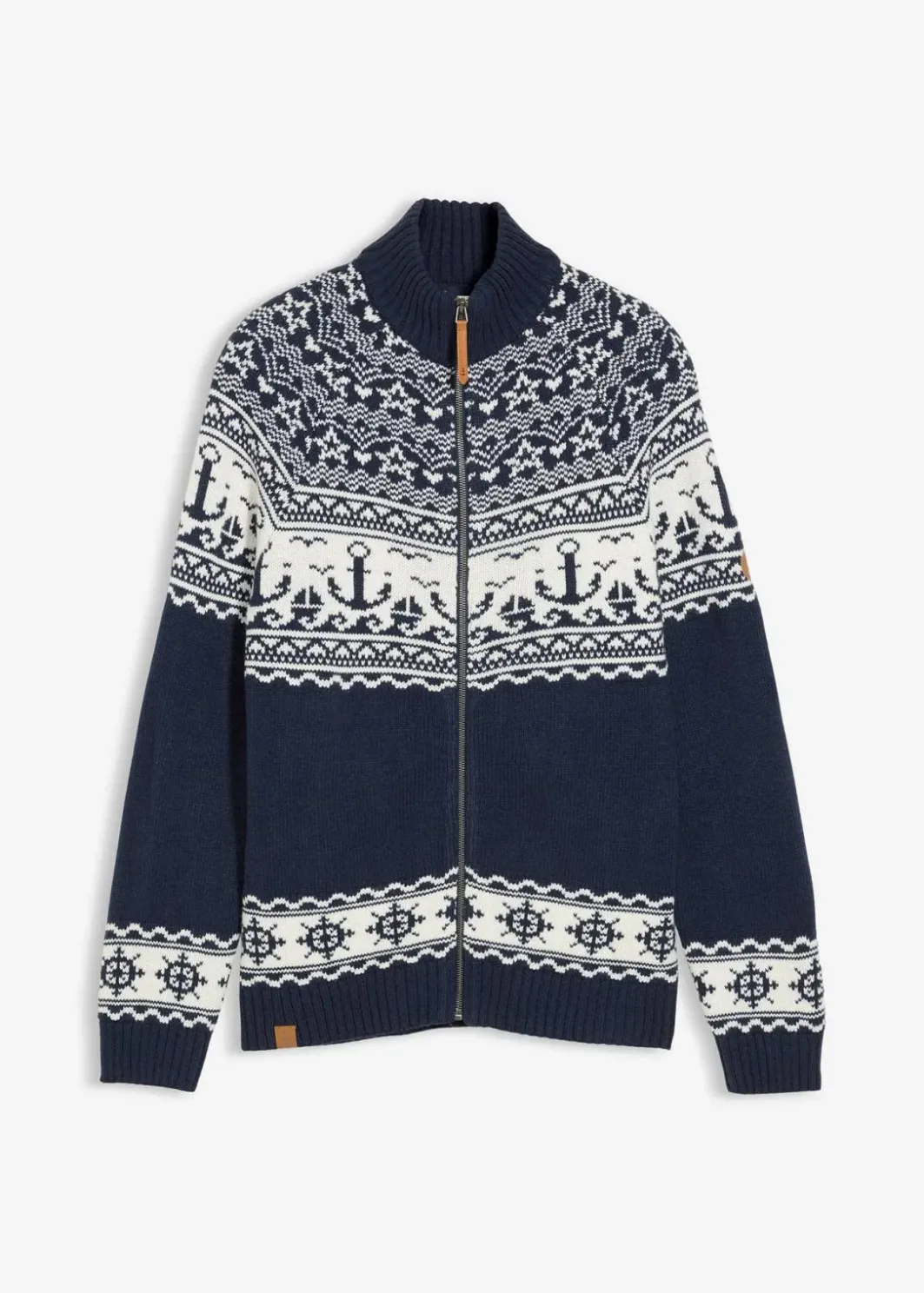 Discount Maritime Norweger-Strickjacke Herren Große Größen|Pullover & Strickjacken