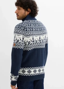 Discount Maritime Norweger-Strickjacke Herren Große Größen|Pullover & Strickjacken