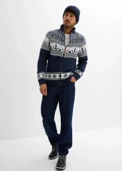 Discount Maritime Norweger-Strickjacke Herren Große Größen|Pullover & Strickjacken