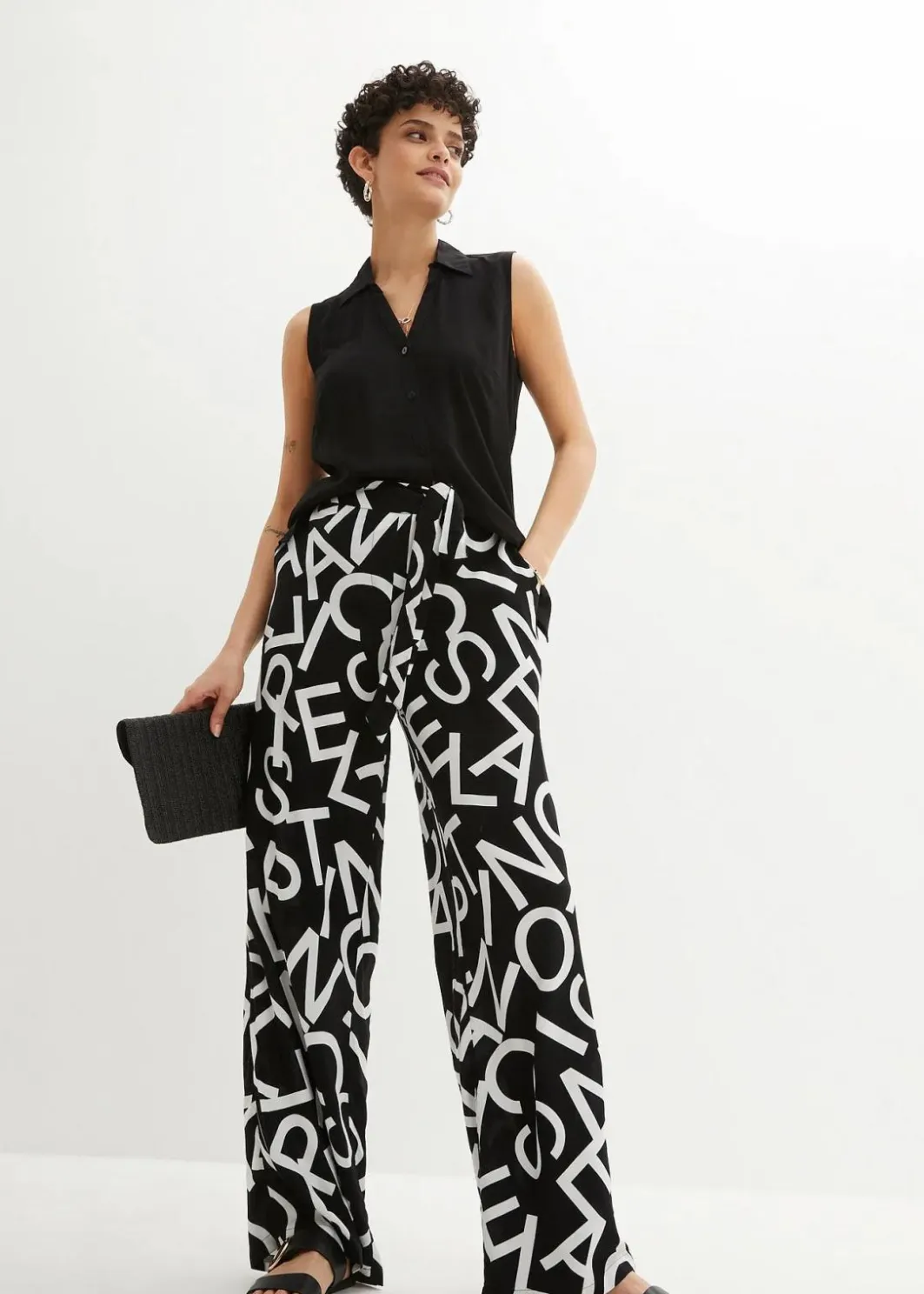 Damen bonprix Nachhaltigere Materialien|Hosen|Marlenehose