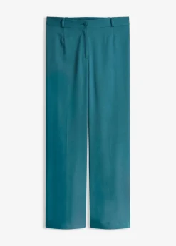 Damen bonprix Kurzgrößen|Bekleidung·Kleider|Marlenehose mit Bequembund