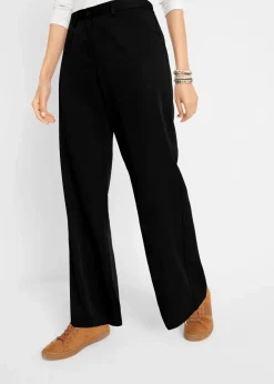 Damen bonprix Hosen|Kurzgrößen|Marlenehose mit Bequembund