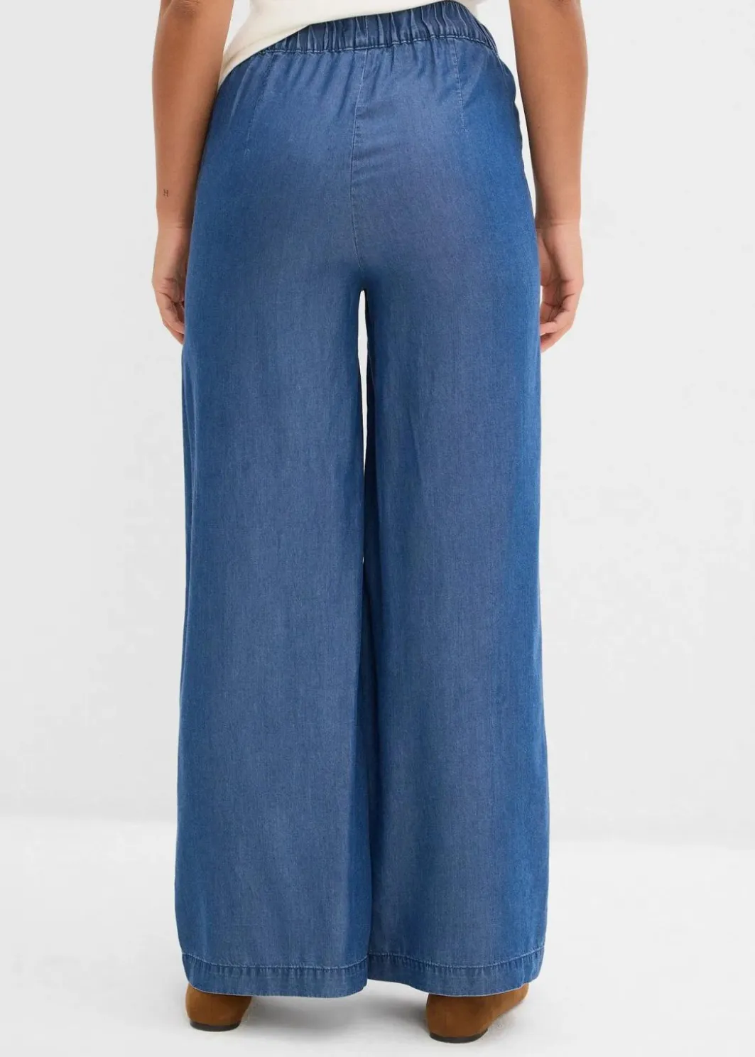 Damen bonprix Hosen|Bekleidung·Kleider|Marlenehose aus fließendem Lyocell