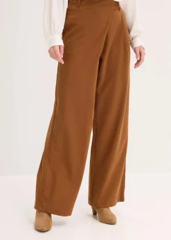 Damen bonprix Hosen|Bekleidung·Kleider|Marlenehose aus fließendem Viskose-Mix