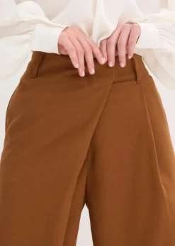Damen bonprix Hosen|Bekleidung·Kleider|Marlenehose aus fließendem Viskose-Mix