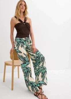 Damen bonprix Nachhaltigere Materialien|Hosen|Marlenehose aus fließender Viskose