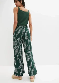 Online Marlenehose aus fließender Viskose Damen Bekleidung·Kleider|Hosen