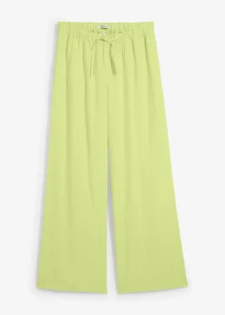 Damen bonprix Bekleidung·Kleider|Hosen|Marlenehose aus fließender Viskose