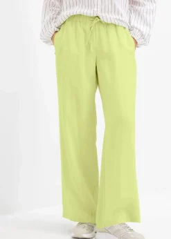 Damen bonprix Bekleidung·Kleider|Hosen|Marlenehose aus fließender Viskose