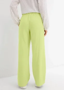 Damen bonprix Bekleidung·Kleider|Hosen|Marlenehose aus fließender Viskose
