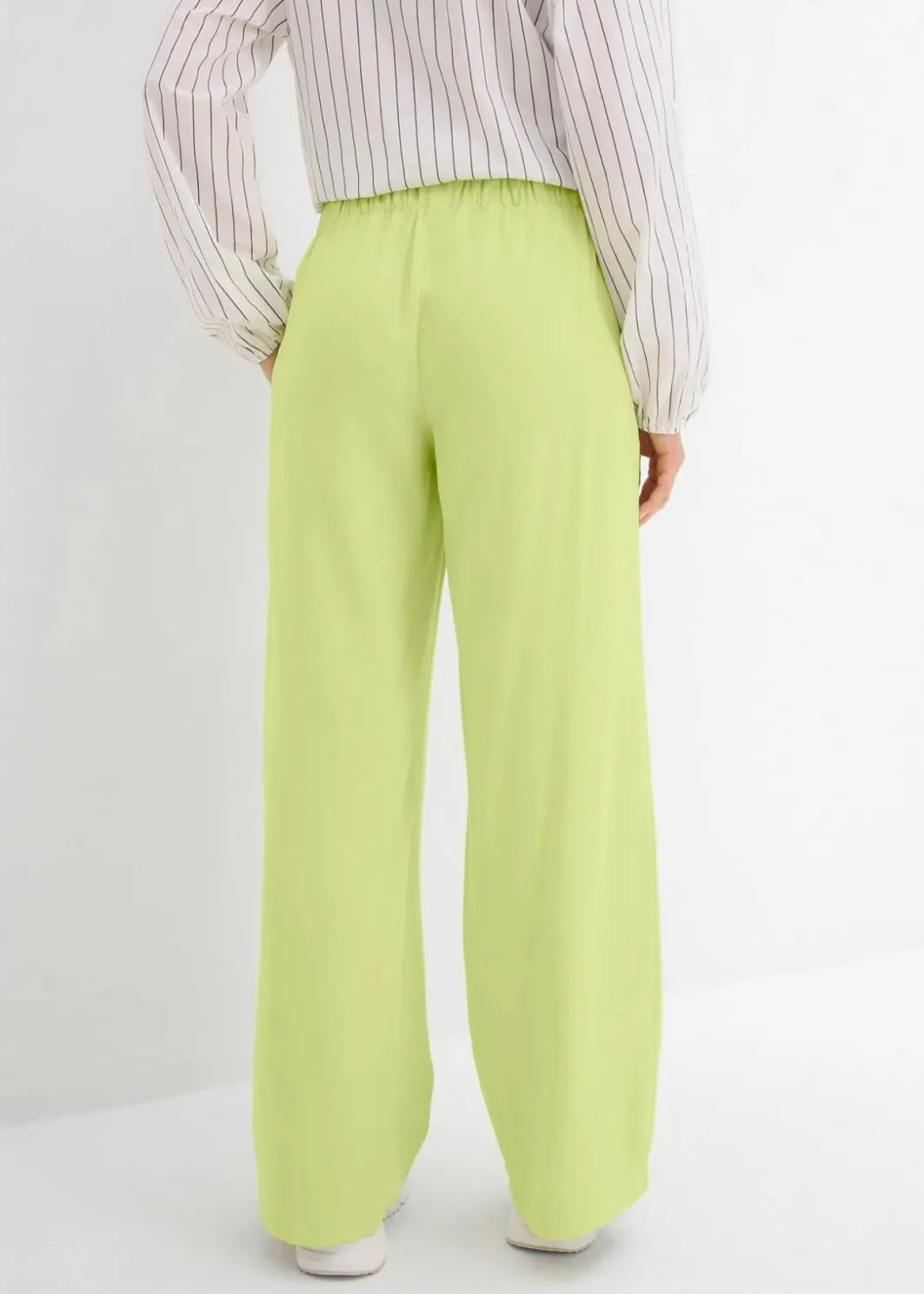 Damen bonprix Bekleidung·Kleider|Hosen|Marlenehose aus fließender Viskose