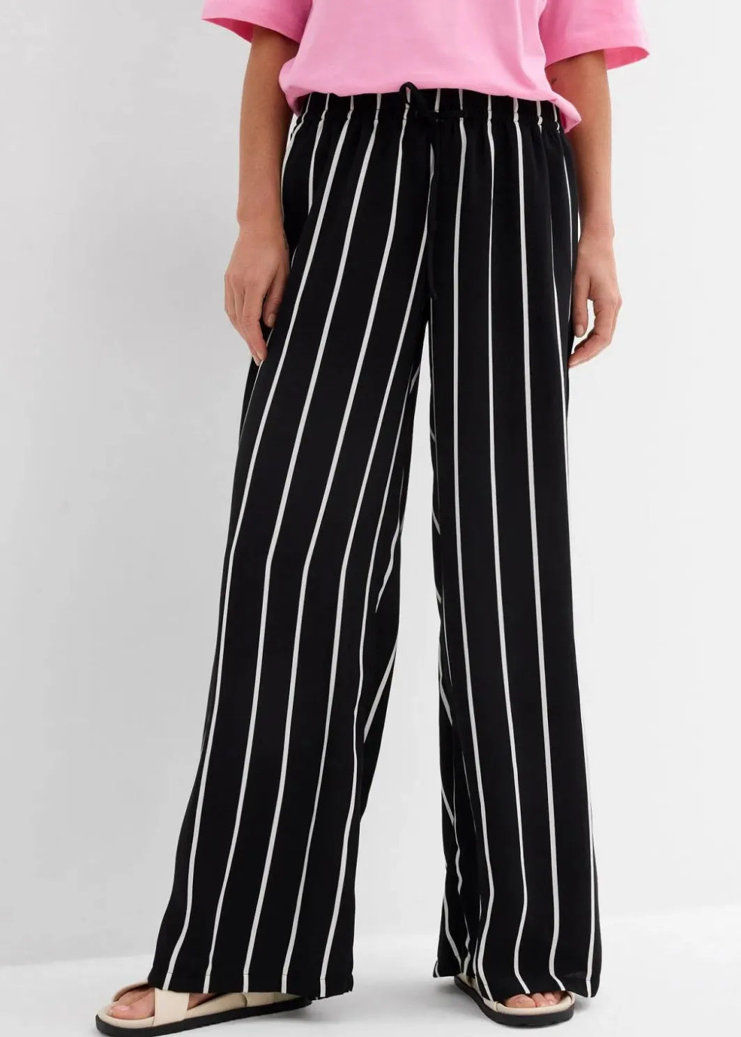 Discount Marlenehose aus leichtem Crêpe Damen Bekleidung·Kleider|Hosen