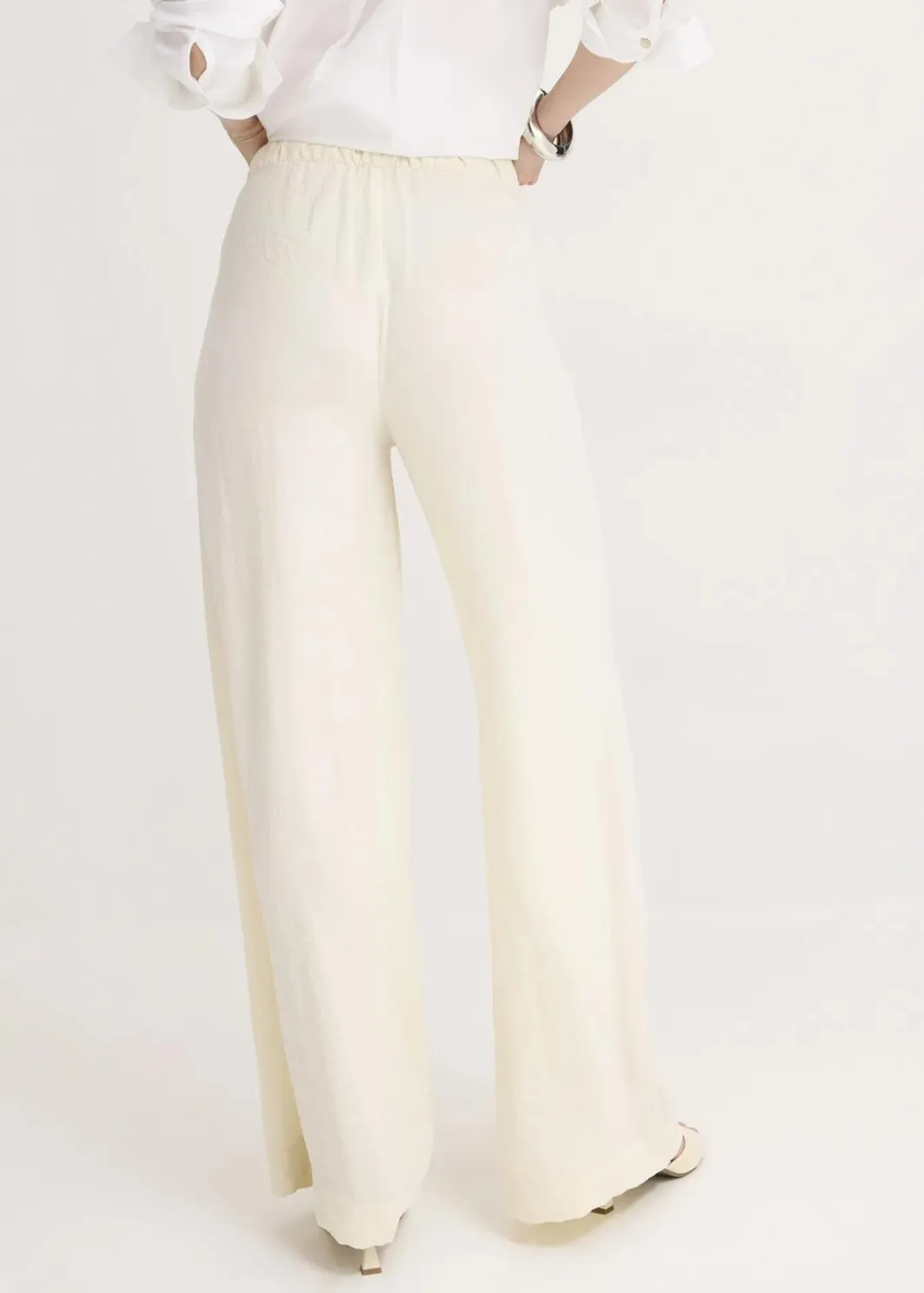 Damen bonprix Bekleidung·Kleider|Hosen|Marlenehose aus leichtem Crêpe