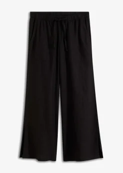 Outlet Marlenehose aus Leinen Damen Hosen|Bekleidung·Kleider
