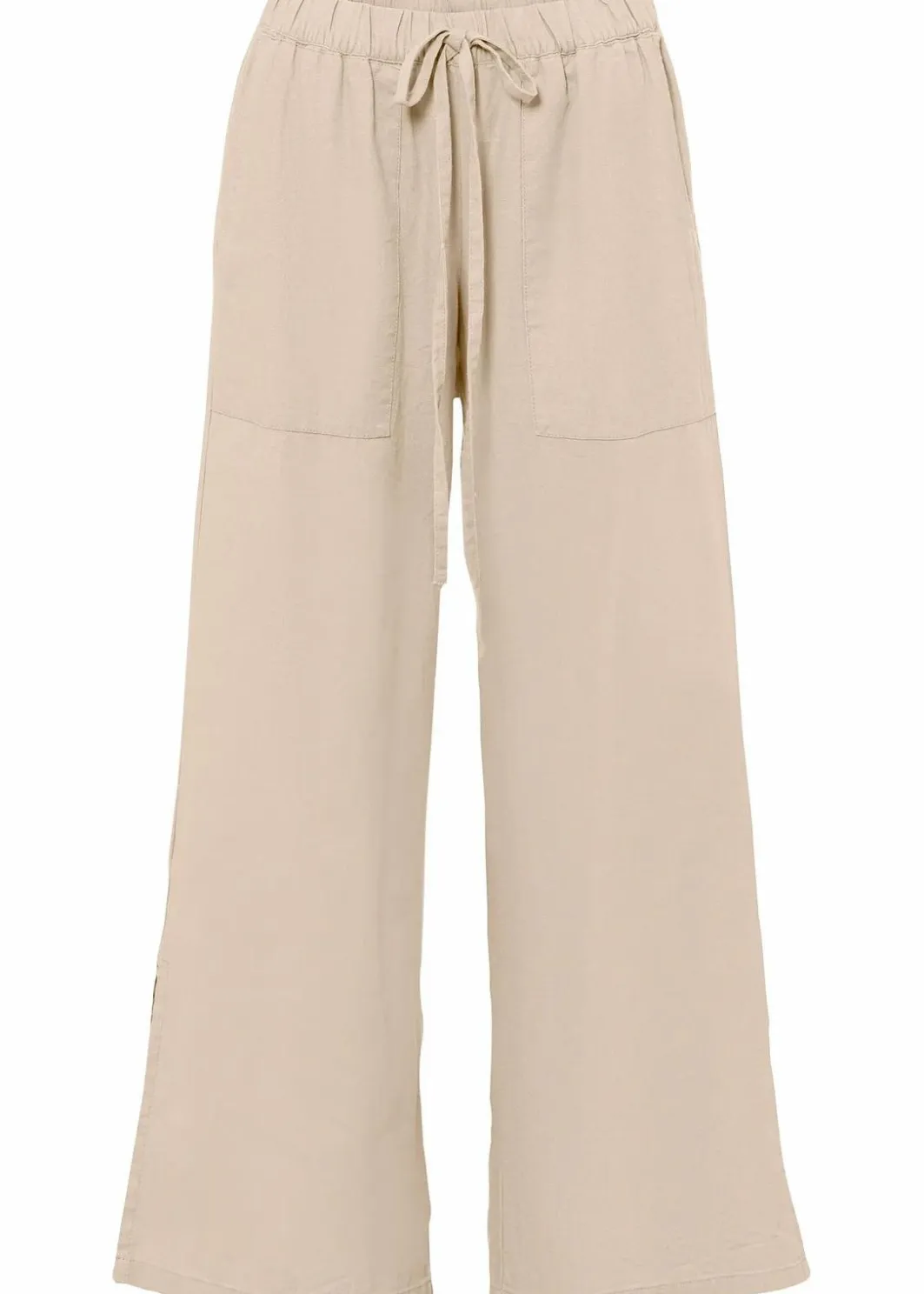 Damen bonprix Hosen|Bekleidung·Kleider|Marlenehose aus Leinen