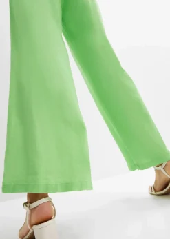 Damen bonprix Nachhaltigere Materialien|Hosen|Marlenehose aus luftigem Leinen-Mix
