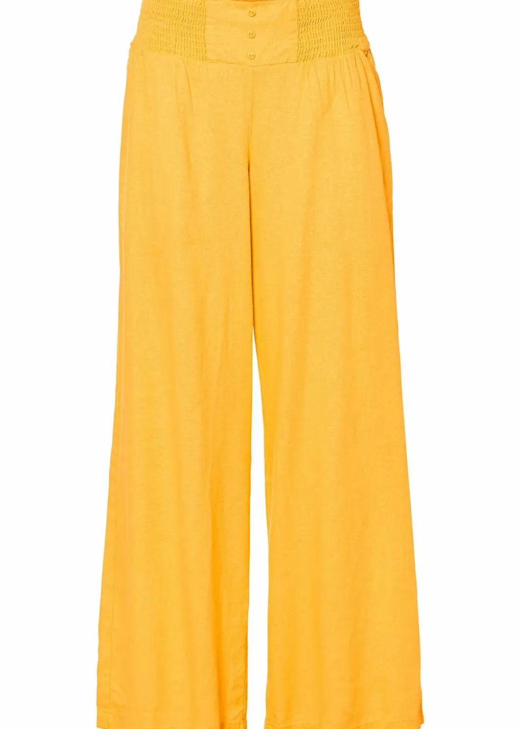 Damen bonprix Bekleidung·Kleider|Hosen|Marlenehose aus luftigem Leinen-Mix
