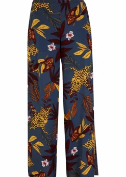 Marlenehose aus reiner Viskose Damen Bekleidung·Kleider|Hosen