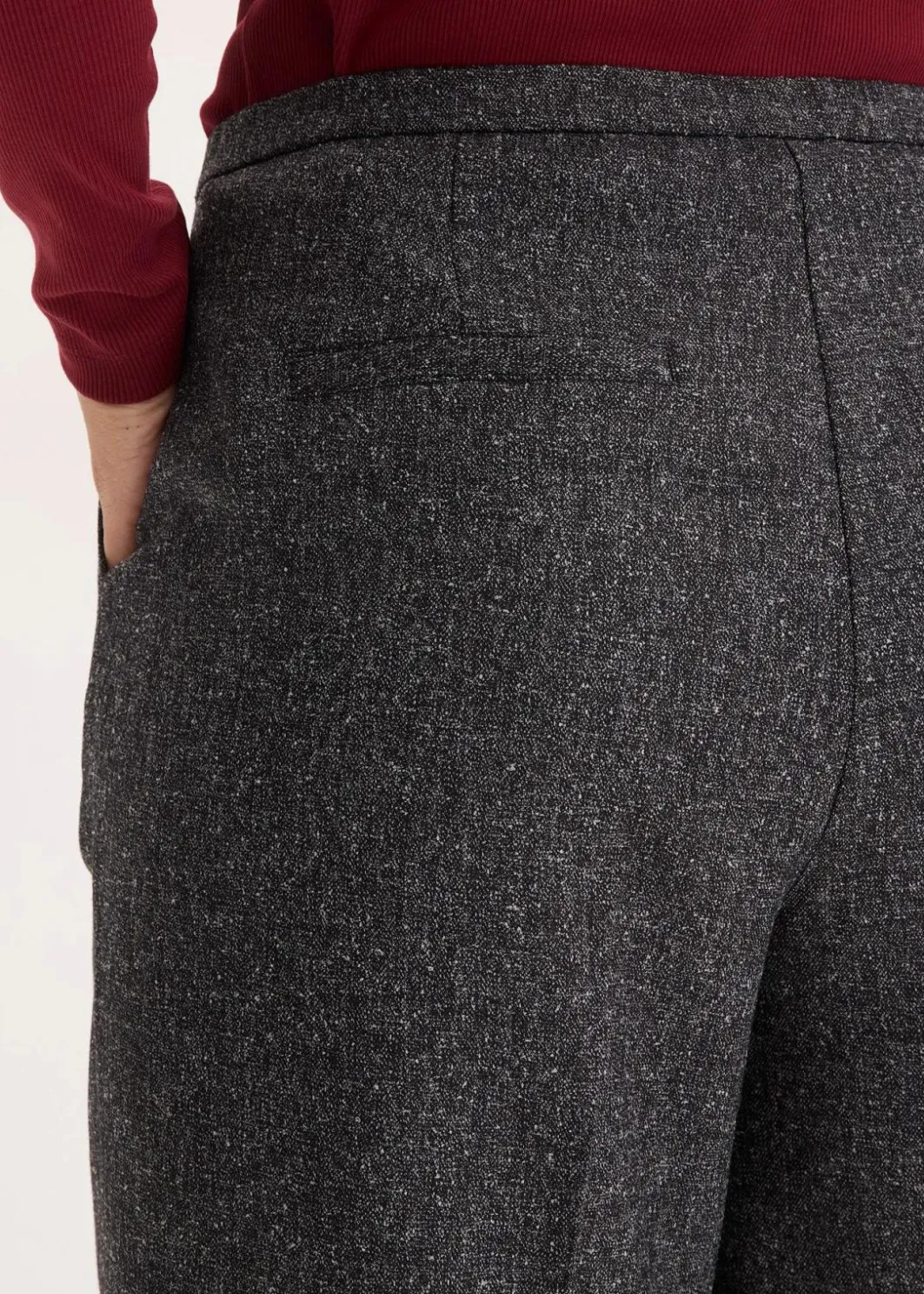 Outlet Marlenehose aus softem Viskose-Mix Damen Bekleidung·Kleider|Hosen
