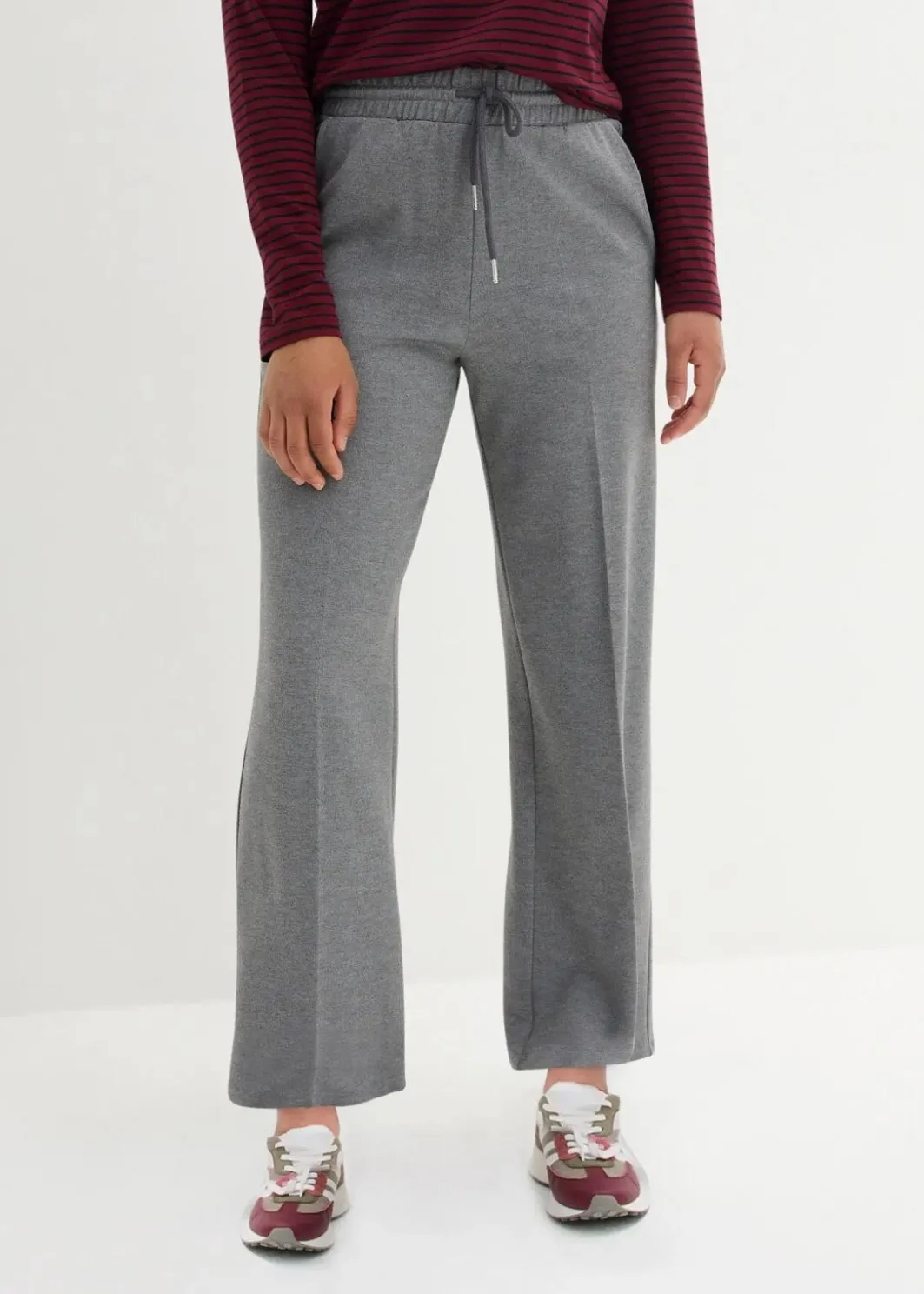 Damen bonprix Nachhaltigere Materialien|Hosen|Marlenehose aus Viskose-Mix