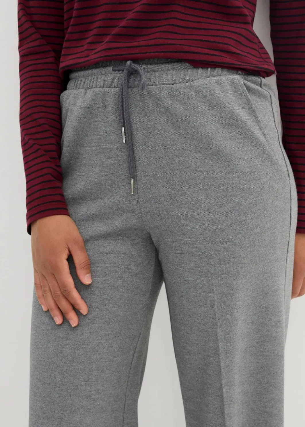 Damen bonprix Nachhaltigere Materialien|Hosen|Marlenehose aus Viskose-Mix