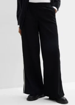 Damen bonprix Bekleidung·Kleider|Hosen|Marlenehose aus Viskose-Mix