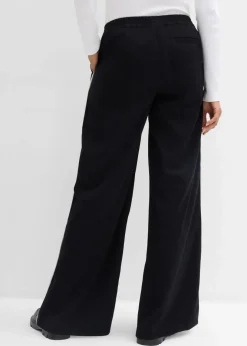 Damen bonprix Bekleidung·Kleider|Hosen|Marlenehose aus Viskose-Mix