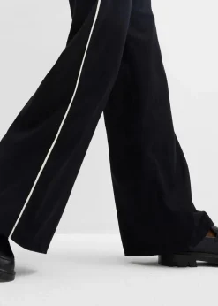 Damen bonprix Bekleidung·Kleider|Hosen|Marlenehose aus Viskose-Mix