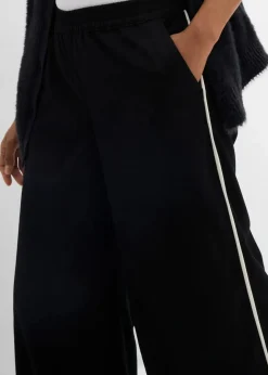 Damen bonprix Bekleidung·Kleider|Hosen|Marlenehose aus Viskose-Mix