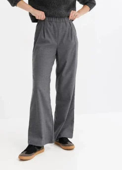 Damen bonprix Hosen|Nachhaltigere Materialien|Marlene-Hose in Wolloptik