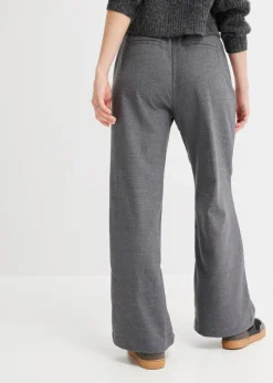 Damen bonprix Hosen|Nachhaltigere Materialien|Marlene-Hose in Wolloptik