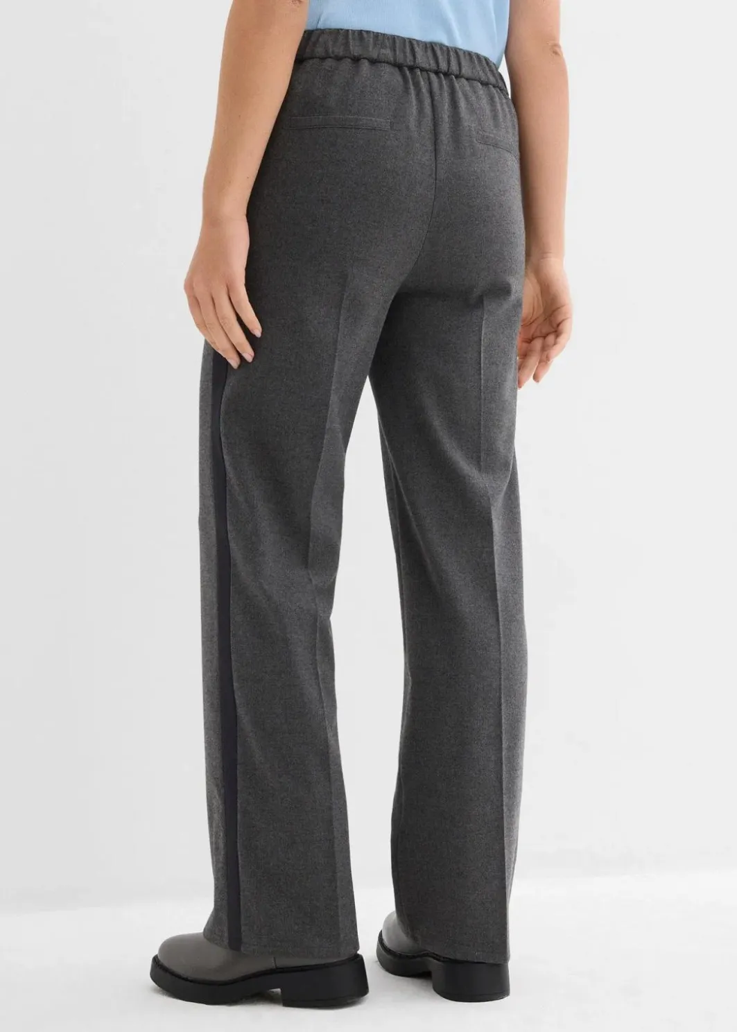 Hot Marlenehose in Wolloptik Damen Bekleidung·Kleider|Hosen